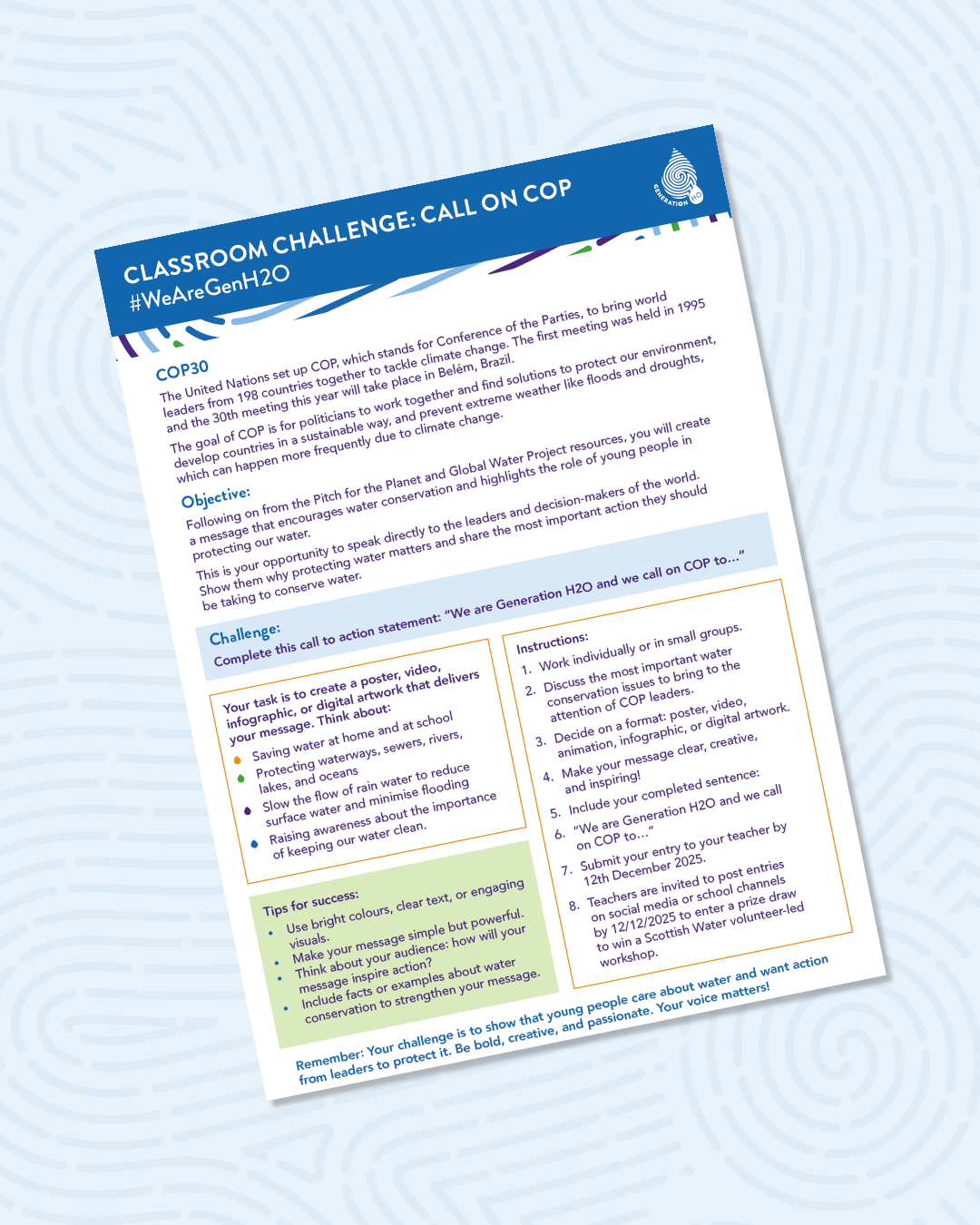 Call on COP Challenge